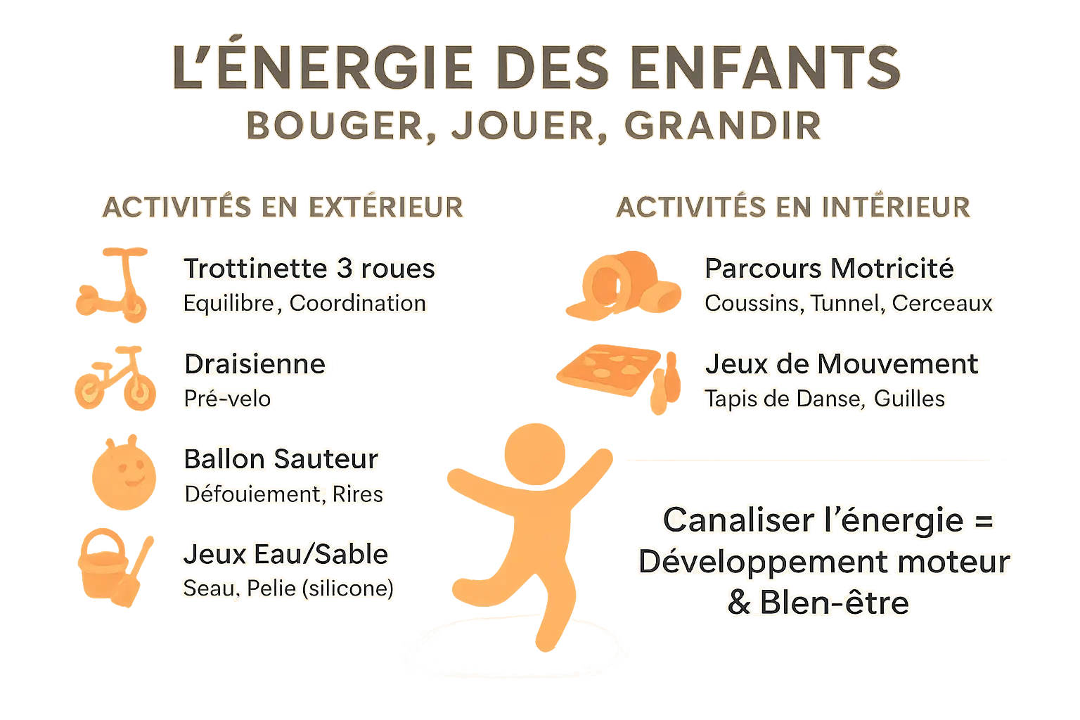 Enfants jouant avec des jouets extérieurs