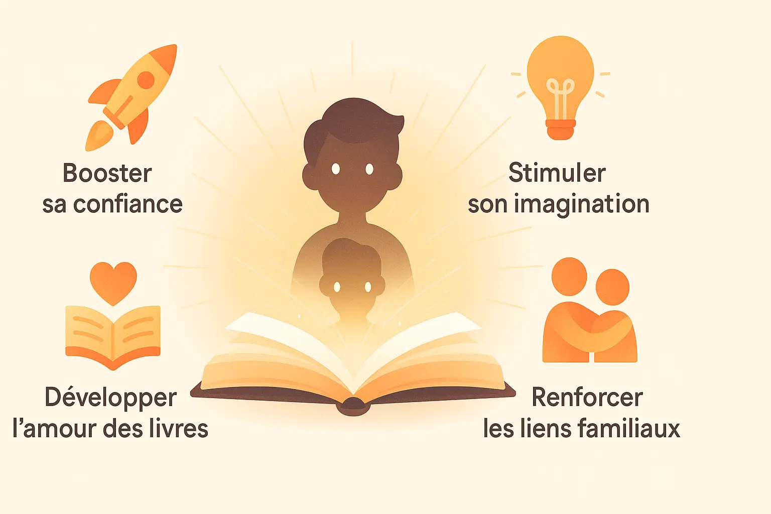 Illustration des bienfaits de la lecture personnalisée