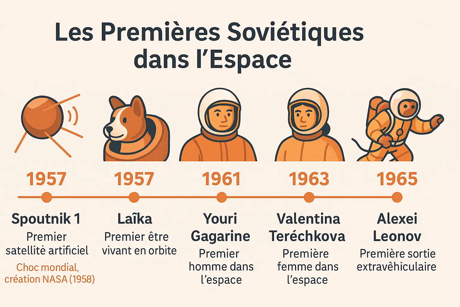 les premieres sovietiques dans lespace