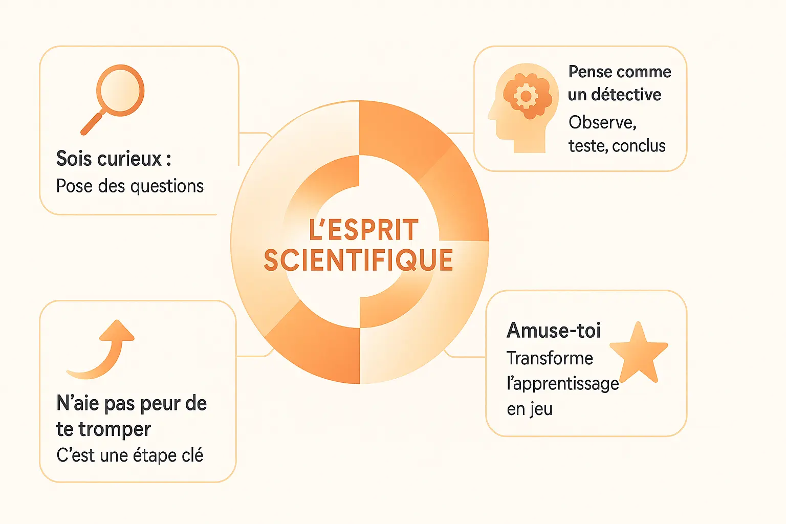 Illustration de la démarche scientifique