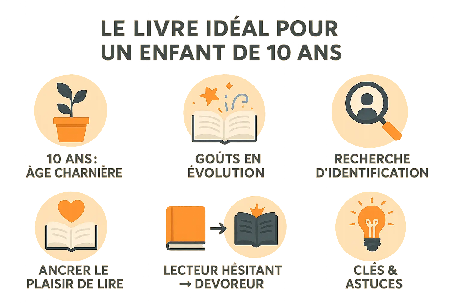 Trouver le livre parfait pour un enfant de 10 ans ? đ 1 Enfant plongĂ© dans un livre, avec des BD et des romans d'aventure autour de lui