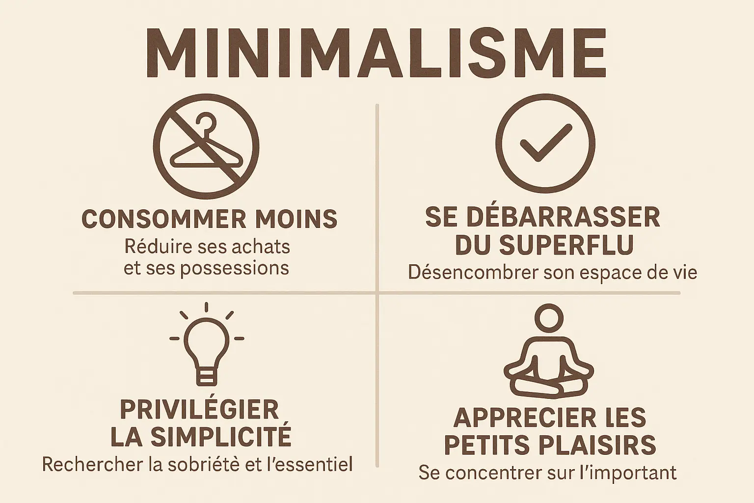 minimalisme guide simple