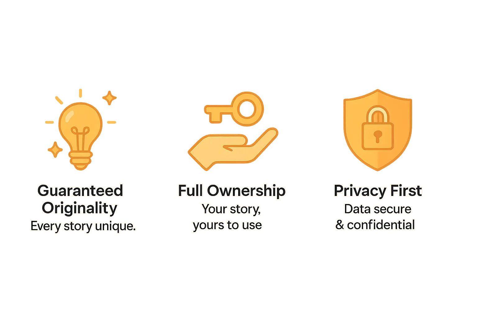 AI story generation privacy and ownership explained