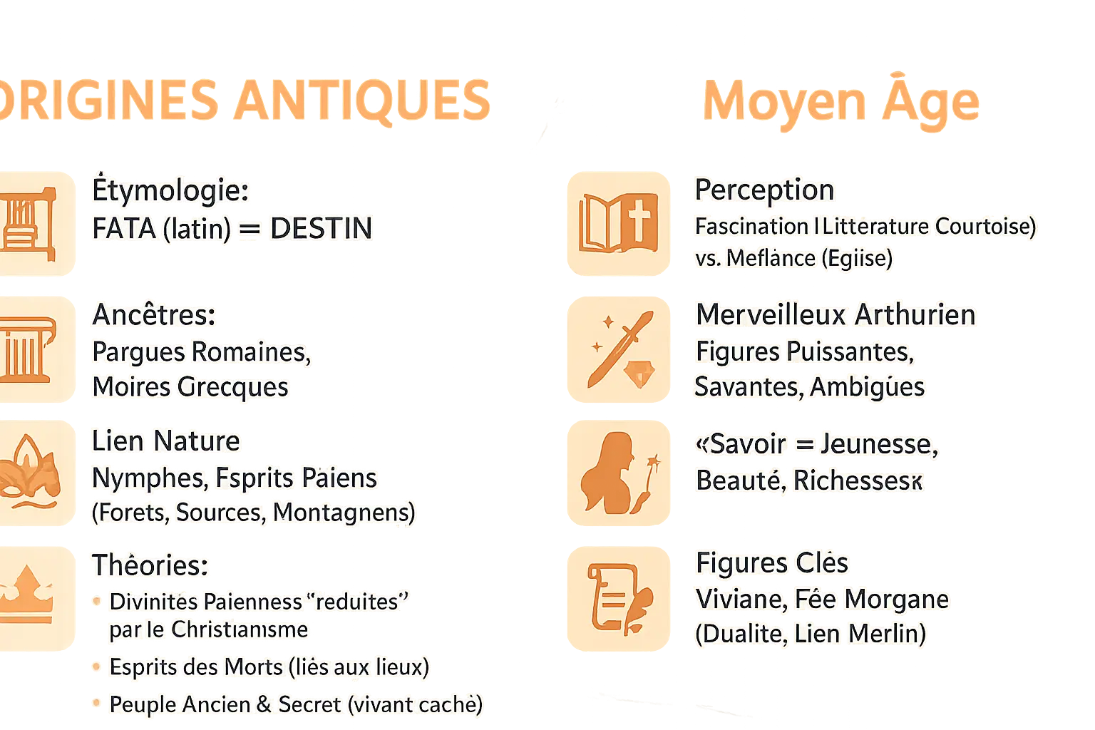 Contes de fées : les origines de créatures magiques 2 Illustration des origines des fées