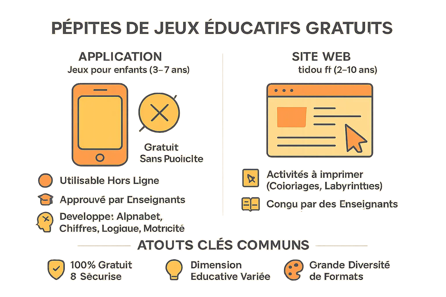 Pépites de jeux éducatifs gratuits pour enfants