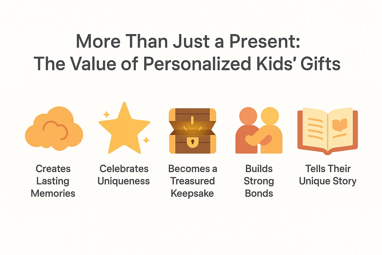 Personalized book with child's name on cover