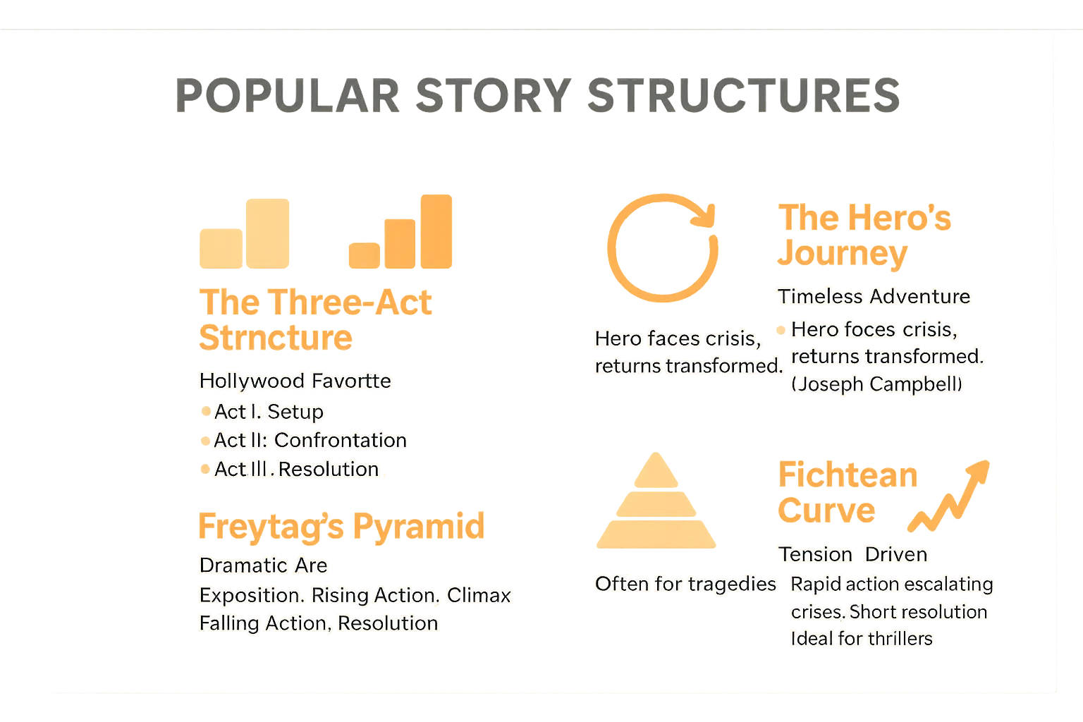 popular story structures a visual guide