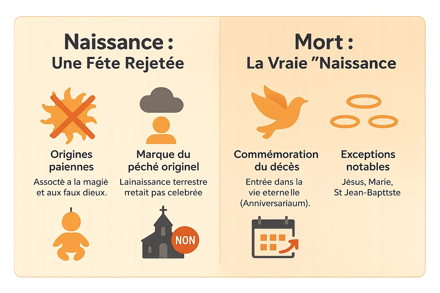 D'où vient la tradition de l'anniversaire ? 🕰️ 3 Illustration sur le rejet des anniversaires au moyen-âge