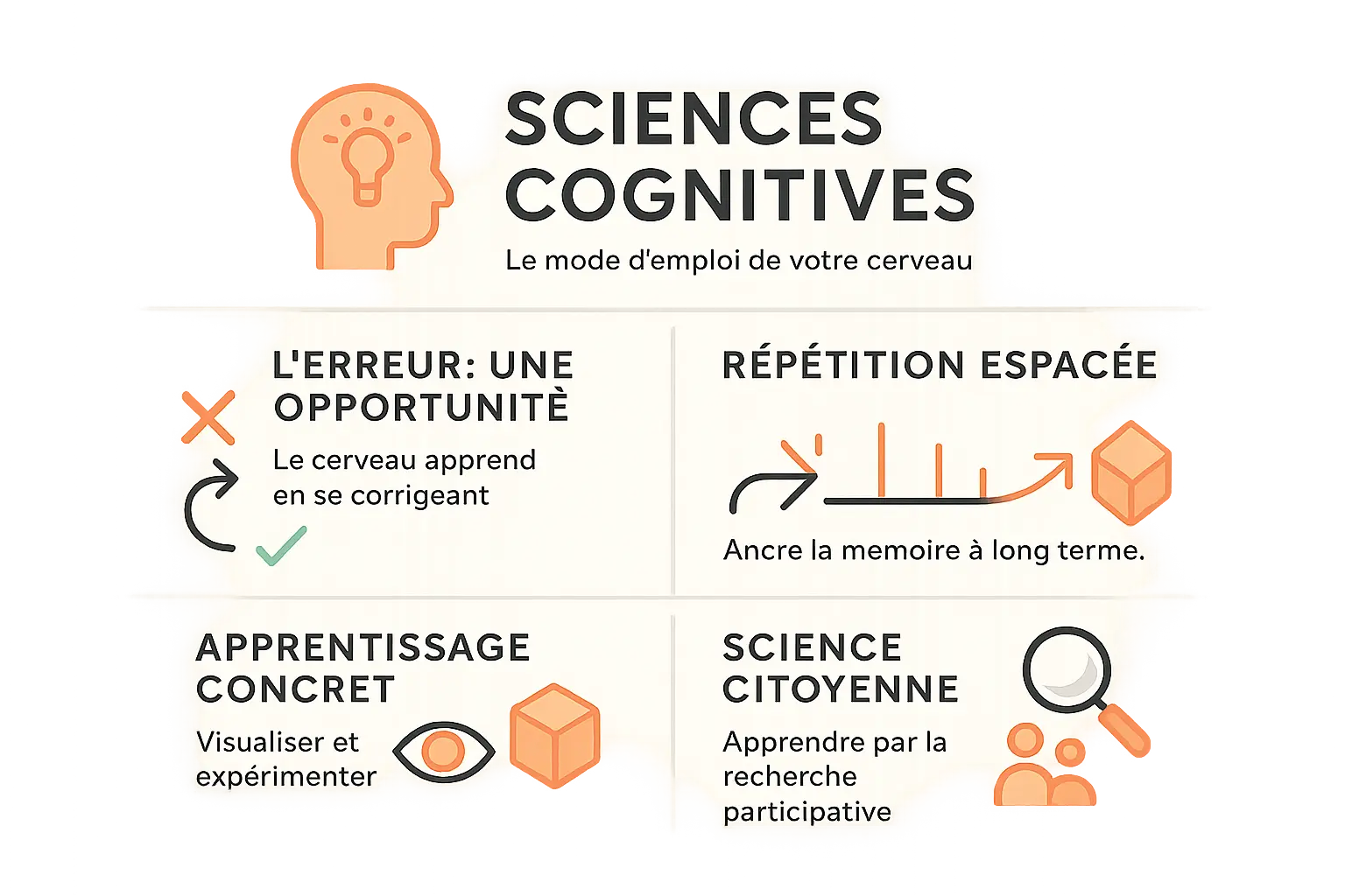 sciences cognitives mode demploi du cerveau