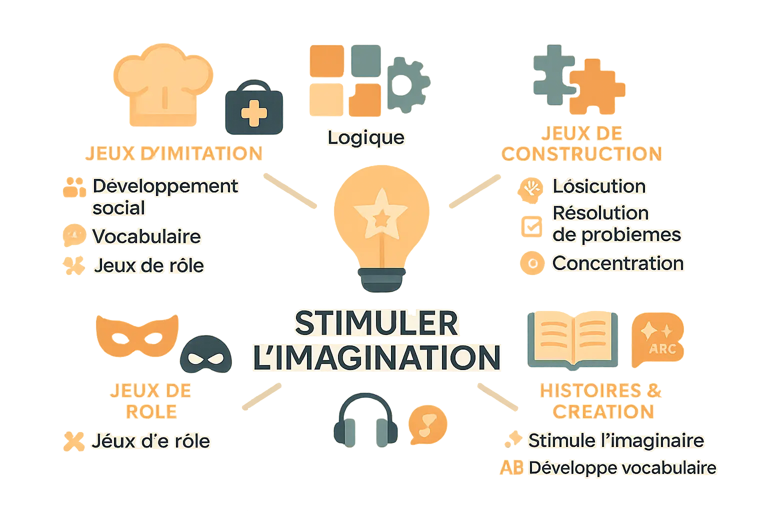 stimuler limagination des enfants idees