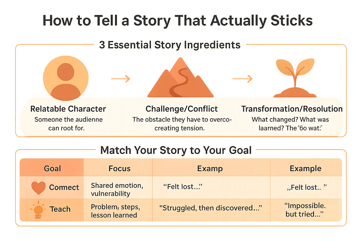 Storytelling illustration