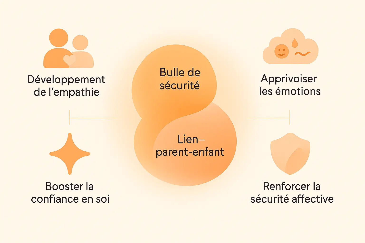 Illustration d'un parent lisant une histoire à son enfant