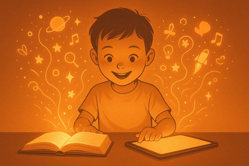 Support éducatif : histoires interactives 📖