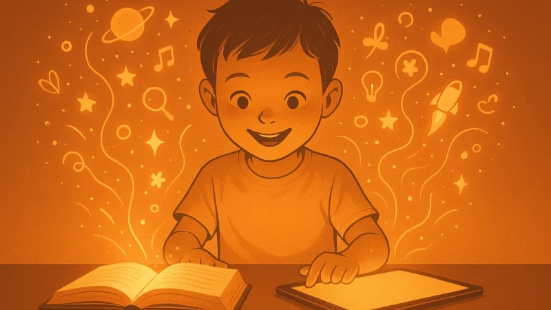 Support éducatif : histoires interactives 📖