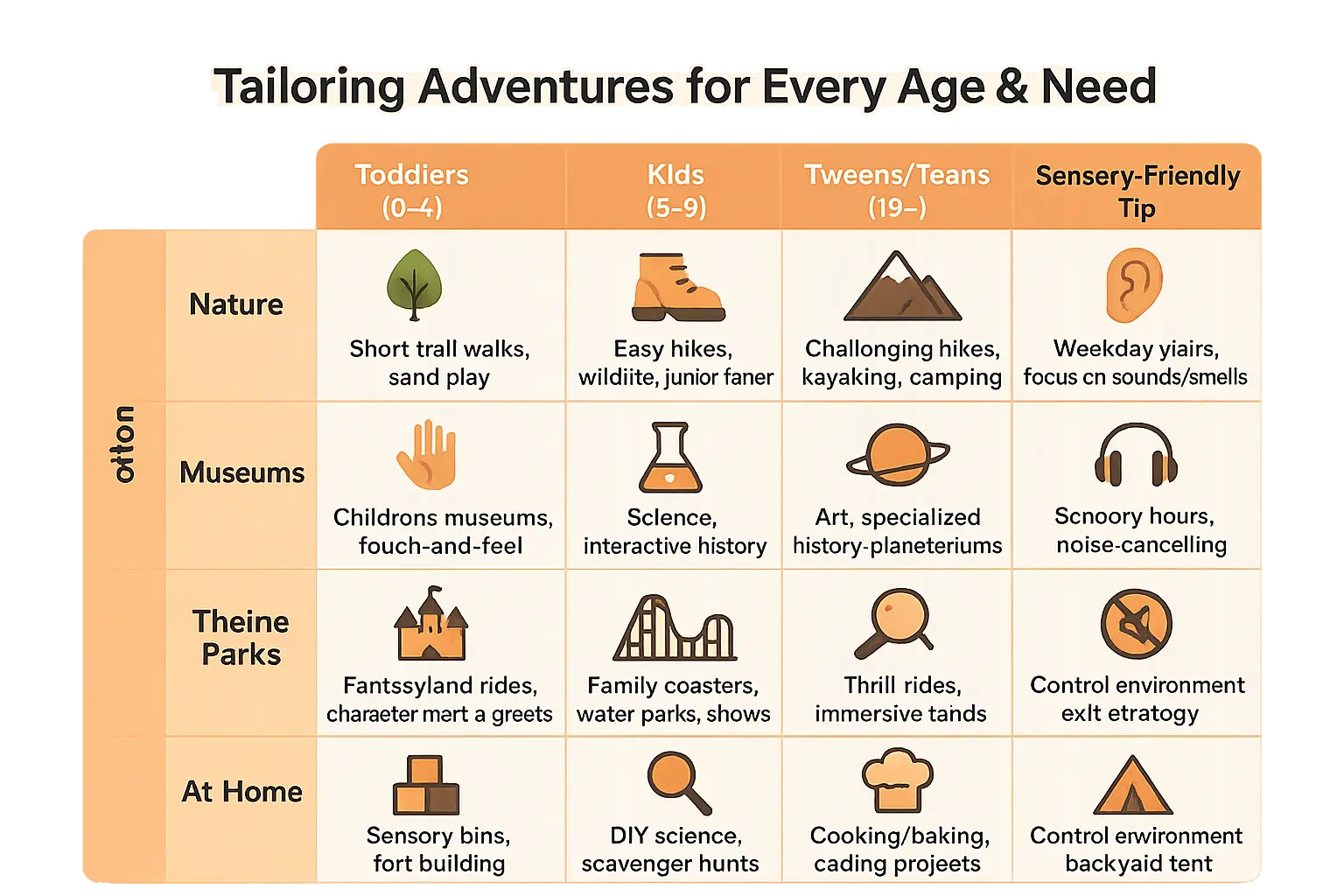 Tailoring Adventures for Every Age and Need