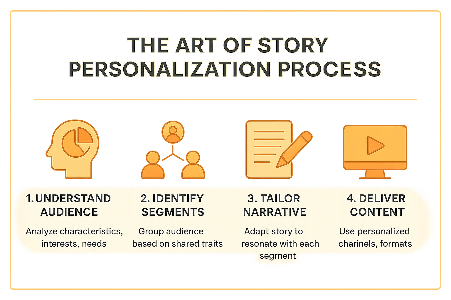 Story personalization process explained