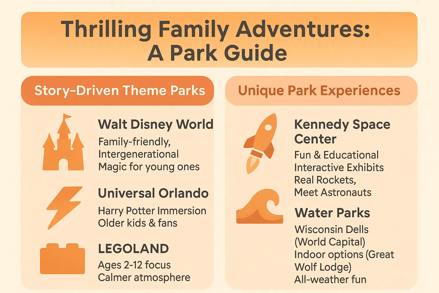 Thrilling family adventures in theme parks