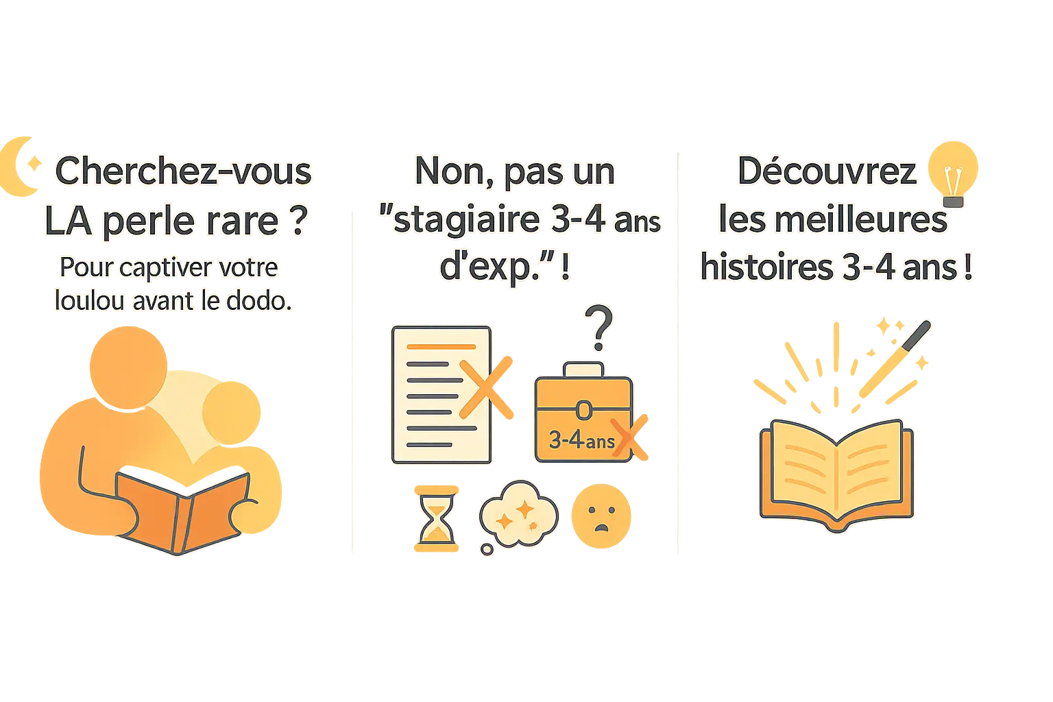 Illustration d'un enfant lisant une histoire personnalisée sur une tablette