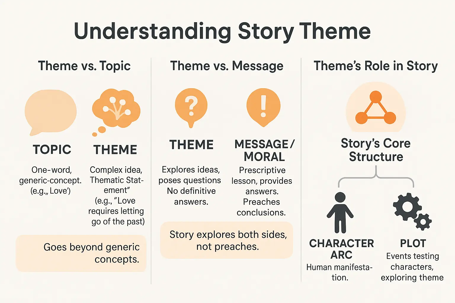 unlock your story’s theme: custom themes that resonate 2 Understanding Story Themes Visual