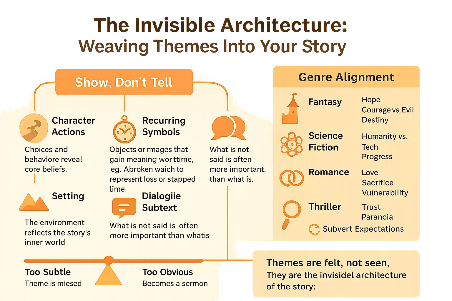 unlock your story’s theme: custom themes that resonate 6 Weaving story themes into narrative fabric