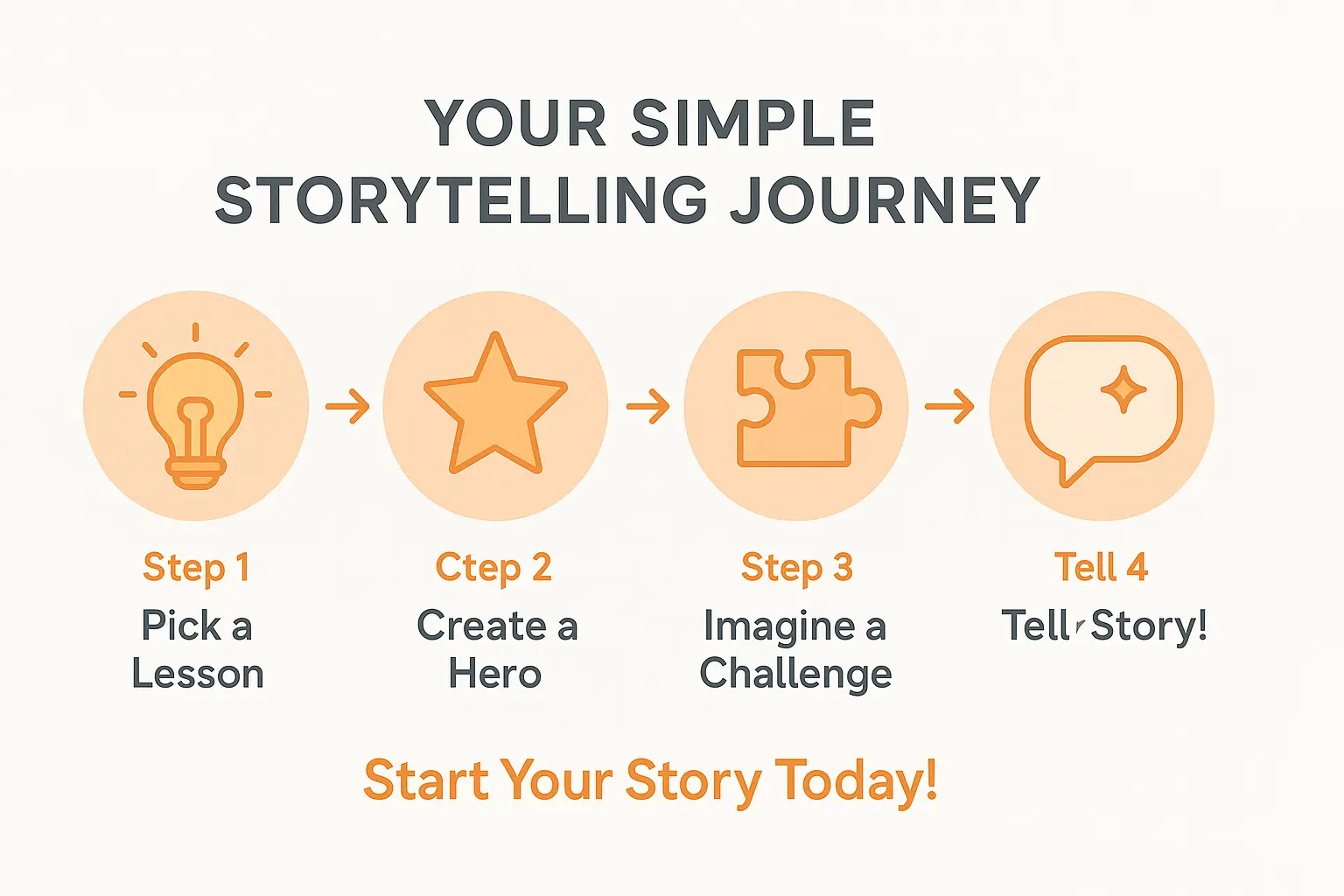 Storytelling journey visual