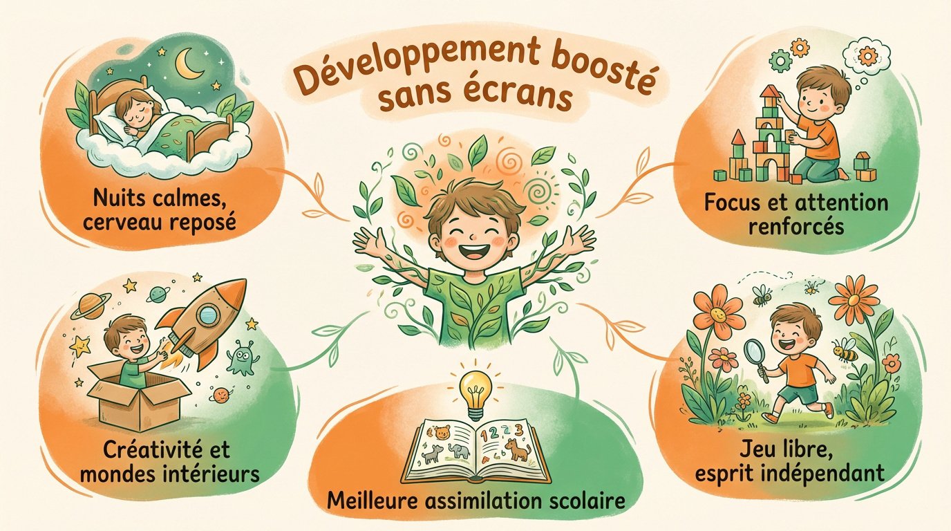 Activités sans écran : la magie des récits personnalisés 1 Enfant jouant avec un carton pour stimuler son imaginaire sans écran