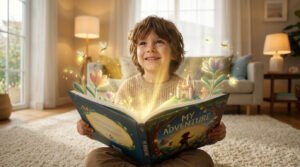 L'enfant de 6 ans, héros de ses histoires personnalisées