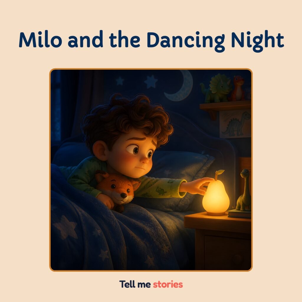 Cover of the illustrated story "Milo and the Dancing Night"
