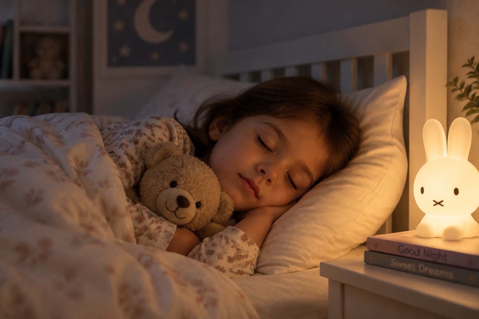 How to incorporate storytelling into bedtime rituals 2 Child sleeping peacefully in a quiet bedroom