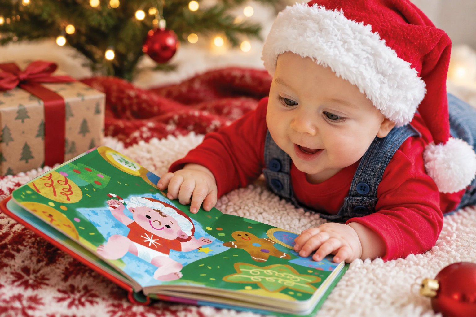 Memorable personalized christmas books for kids this year 6 A durable board book titled Baby's First Christmas by I See Me.