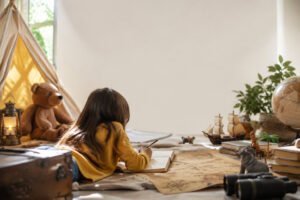Creating personalized adventure stories for kids at home